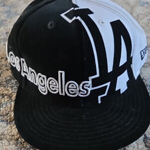 New Era Black and White Cap